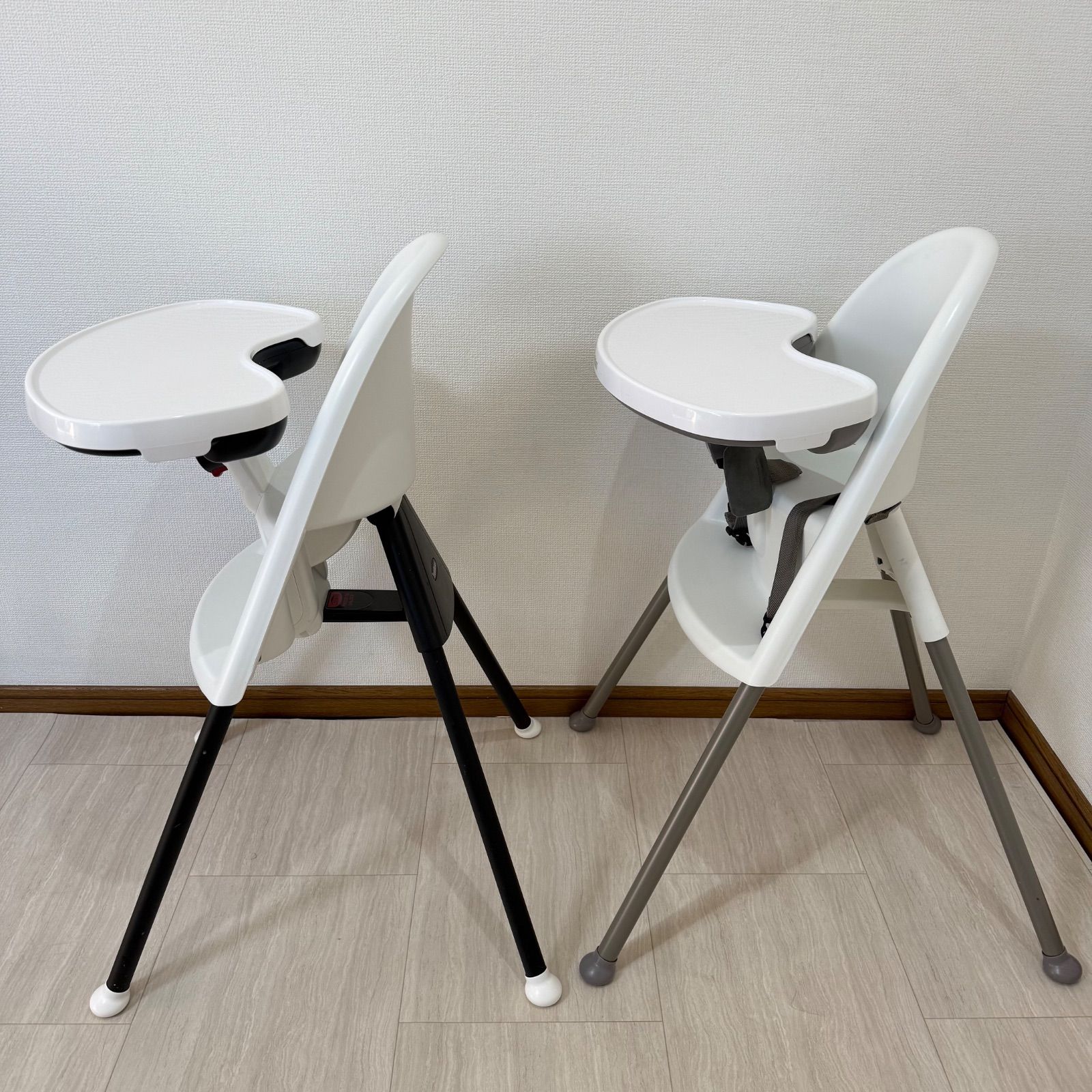 【美品・廃盤】Baby Bjorn 折りたたみ ベビーチェア ホワイト 廃盤品】BABYBJÖRN ハイチェア ホワイト ベビーチェア 折りたたみ