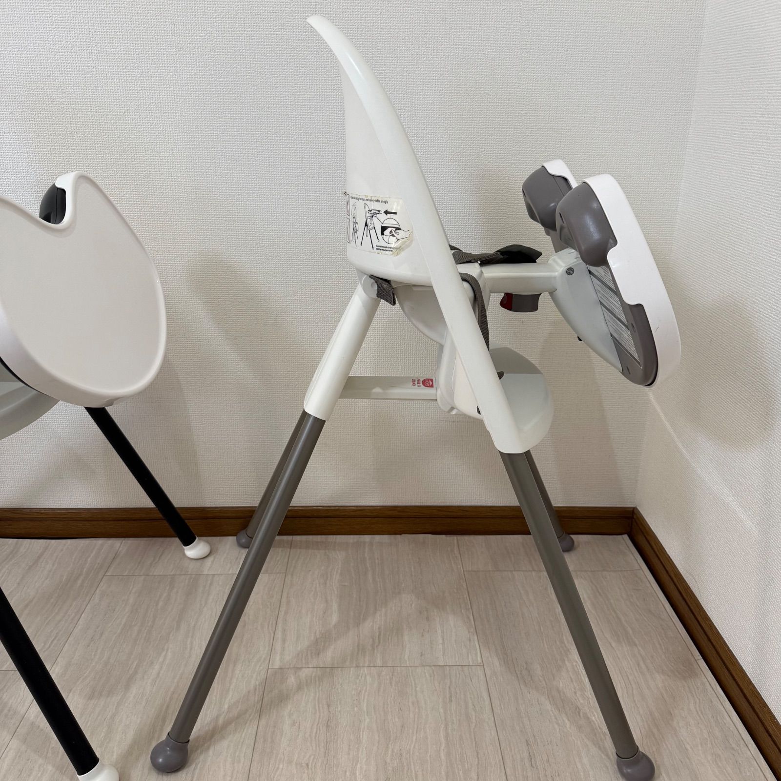 廃盤品】BABYBJÖRN ハイチェア ホワイト ベビーチェア 折りたたみ