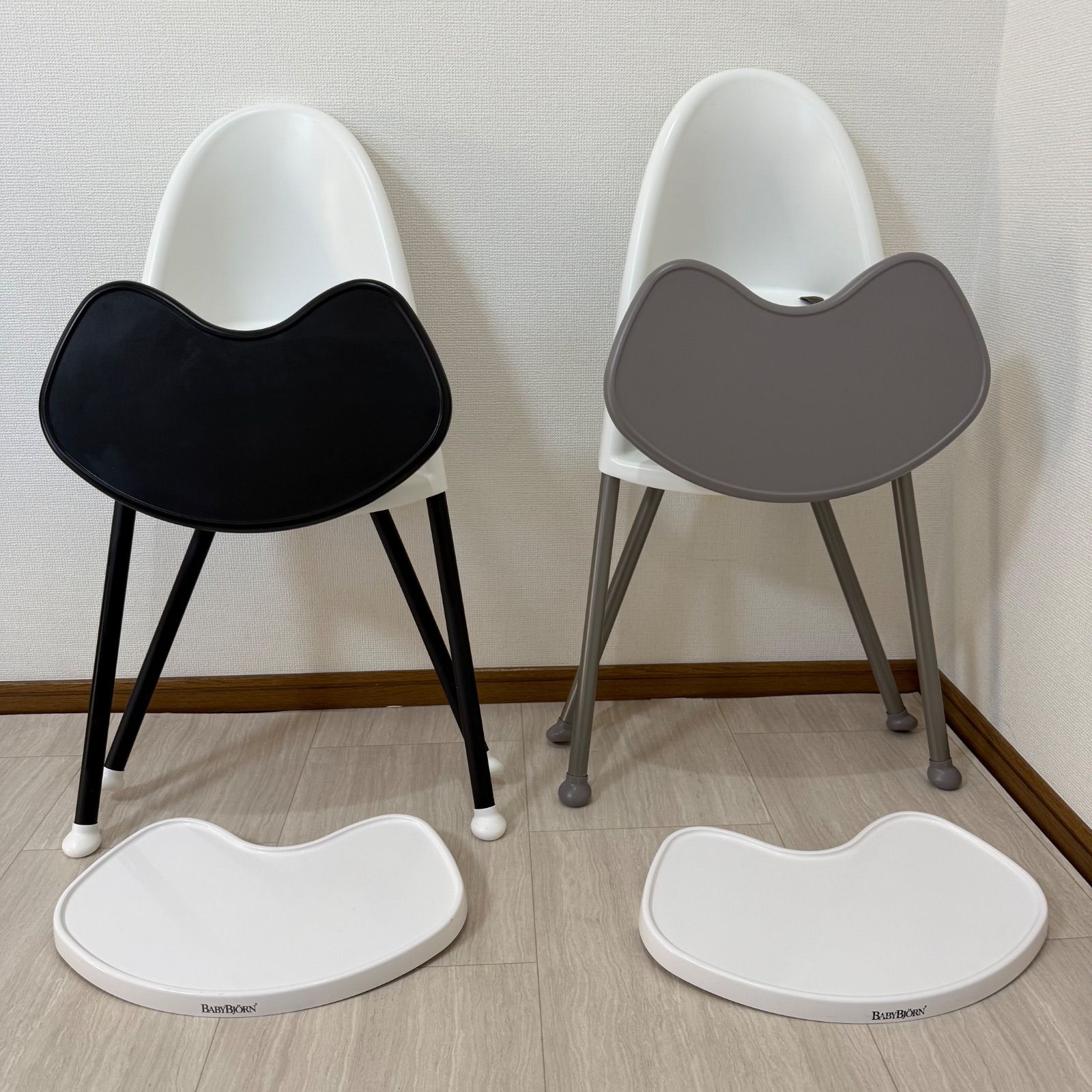 BABYBJÖRN 美品✨ベビーチェア ホワイト 廃盤品】BABYBJÖRN ハイチェア ホワイト ベビーチェア 折りたたみ