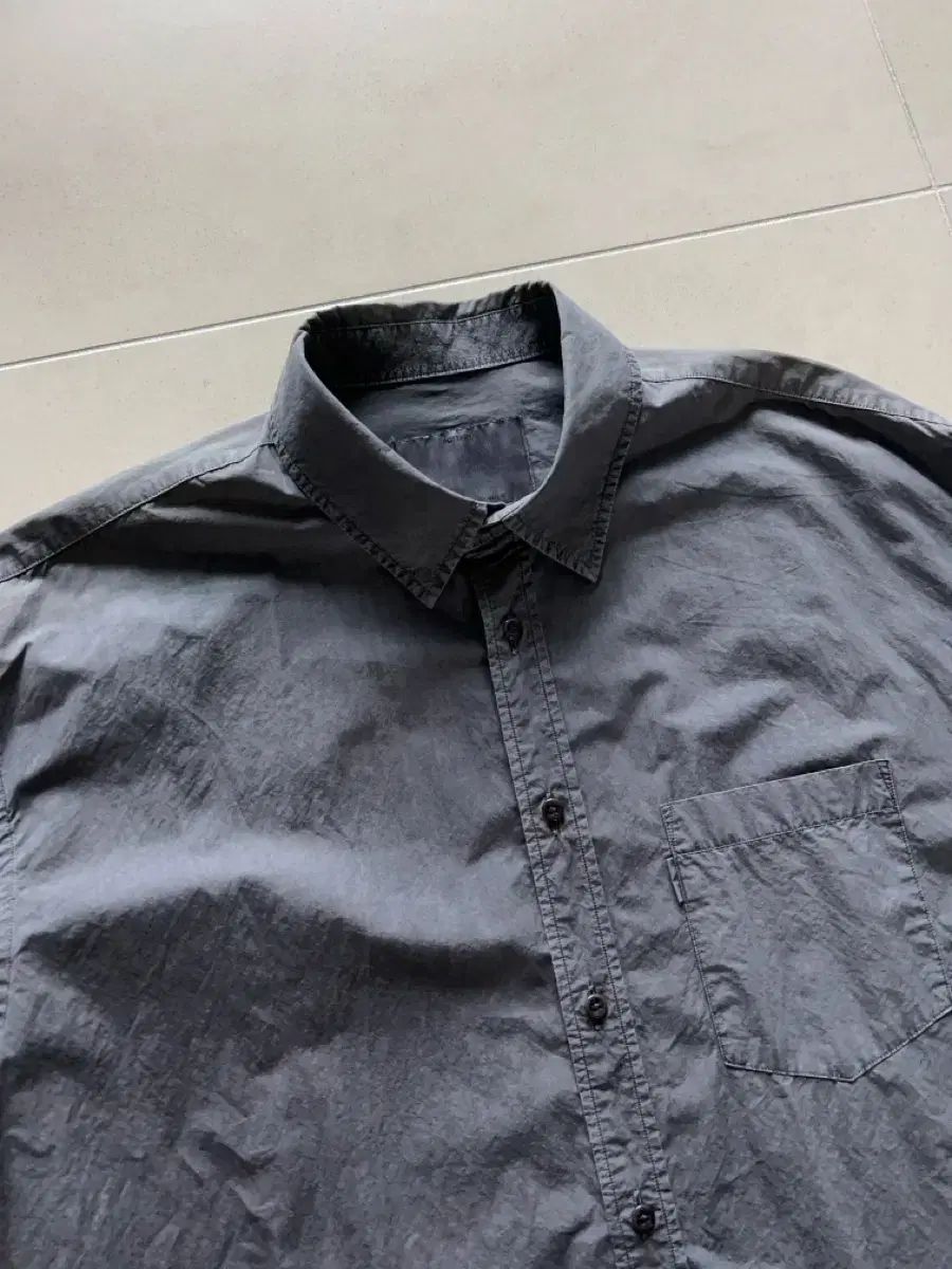 2 ポッタリー ガーメント ダイド コンフォート シャツ チャコール