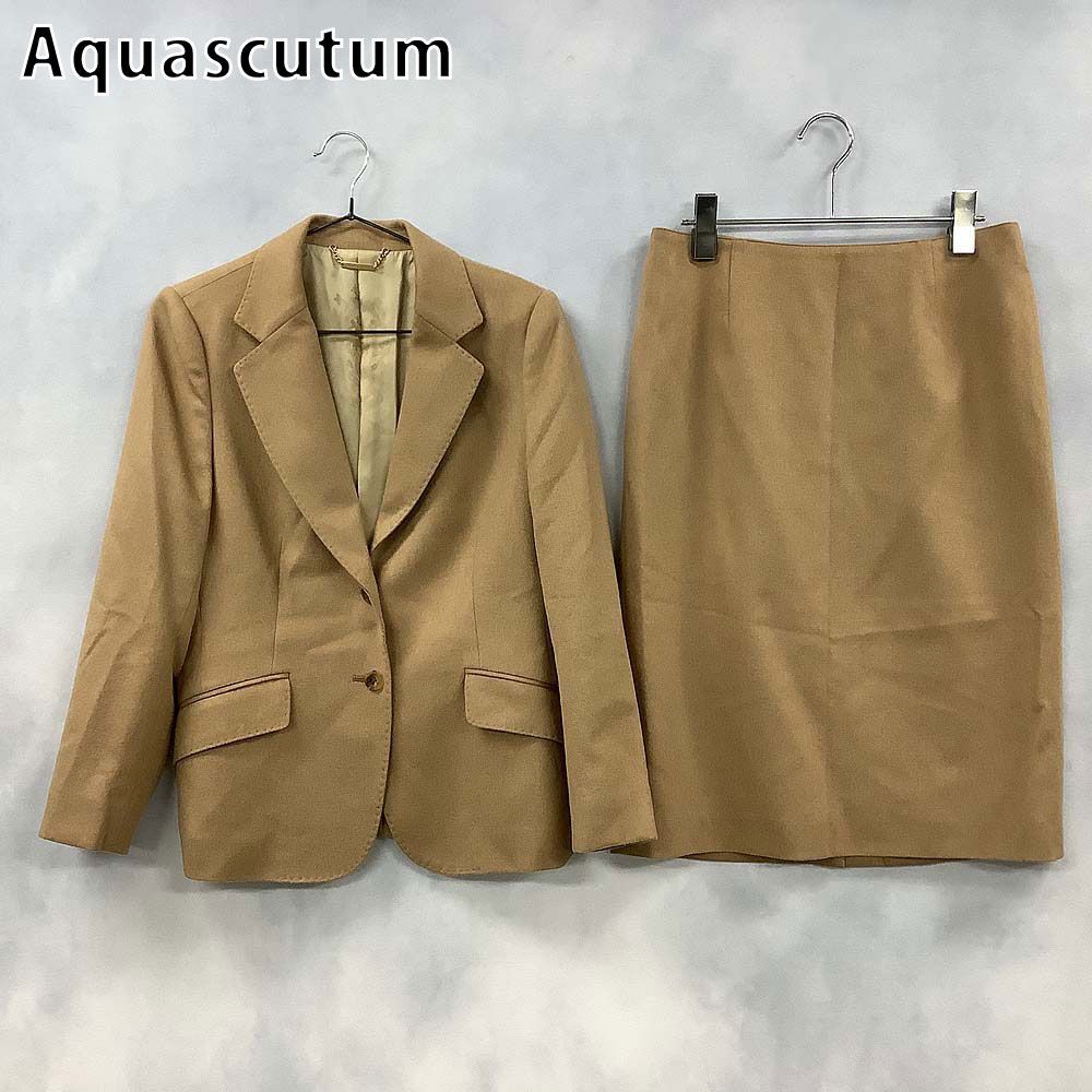 Aquascutum アクアスキュータム スカートスーツ セットアップ