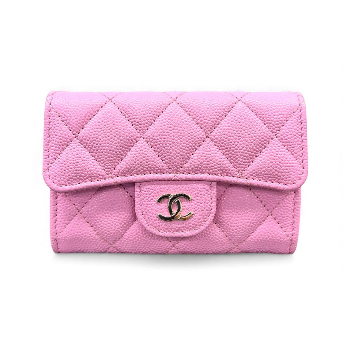 【極美品】シャネル マトラッセ キャビアスキン ケース クラシックジップ 極美品 CHANEL シャネル マトラッセ クラシック ココマーク キャビア