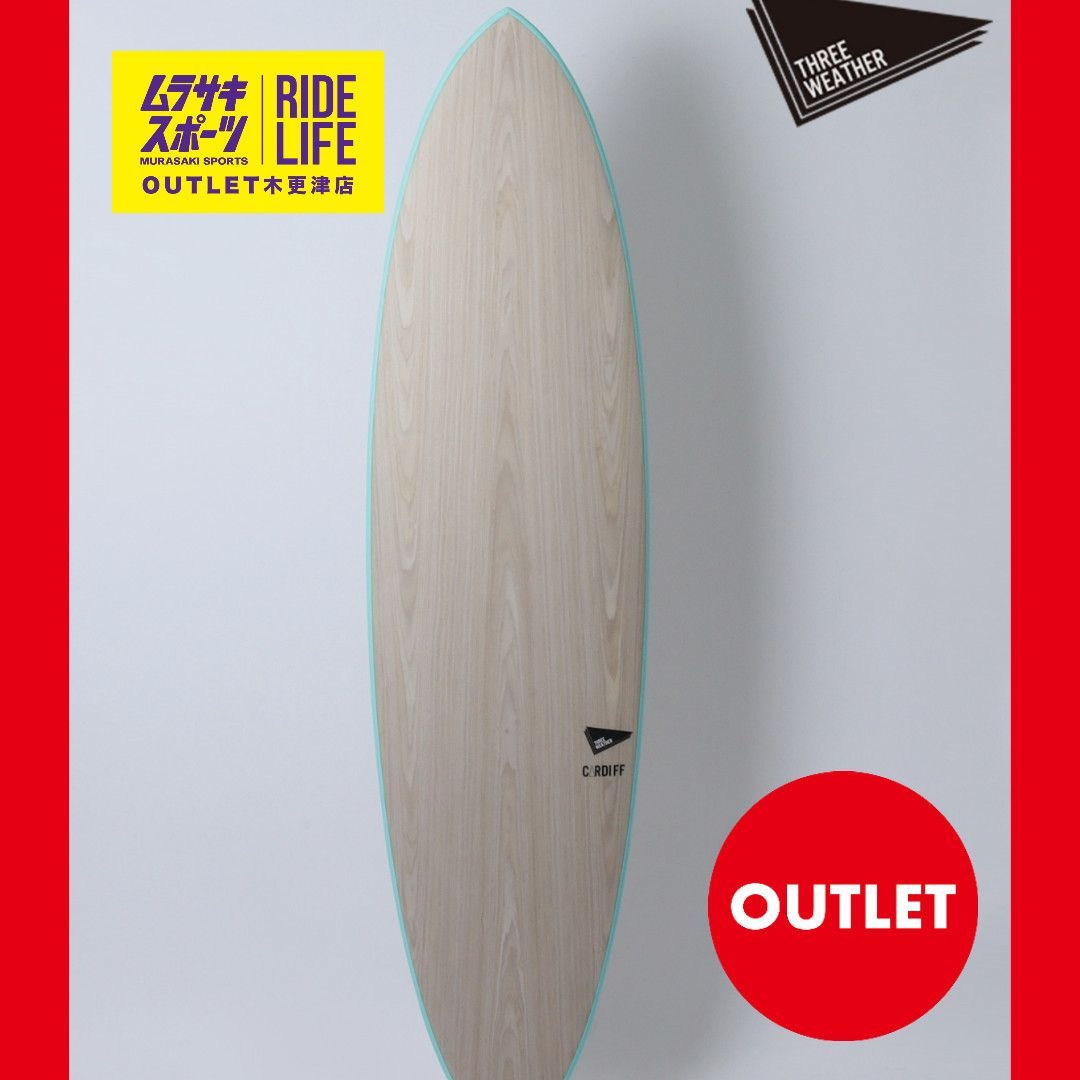 ムラスポOUTLET公式 サーフボード THREEWEATHER スリーウェザー CARDIFF 7 0 カーディフ EPS ショートボード ムラサキスポーツ OUTLET アウトレット
