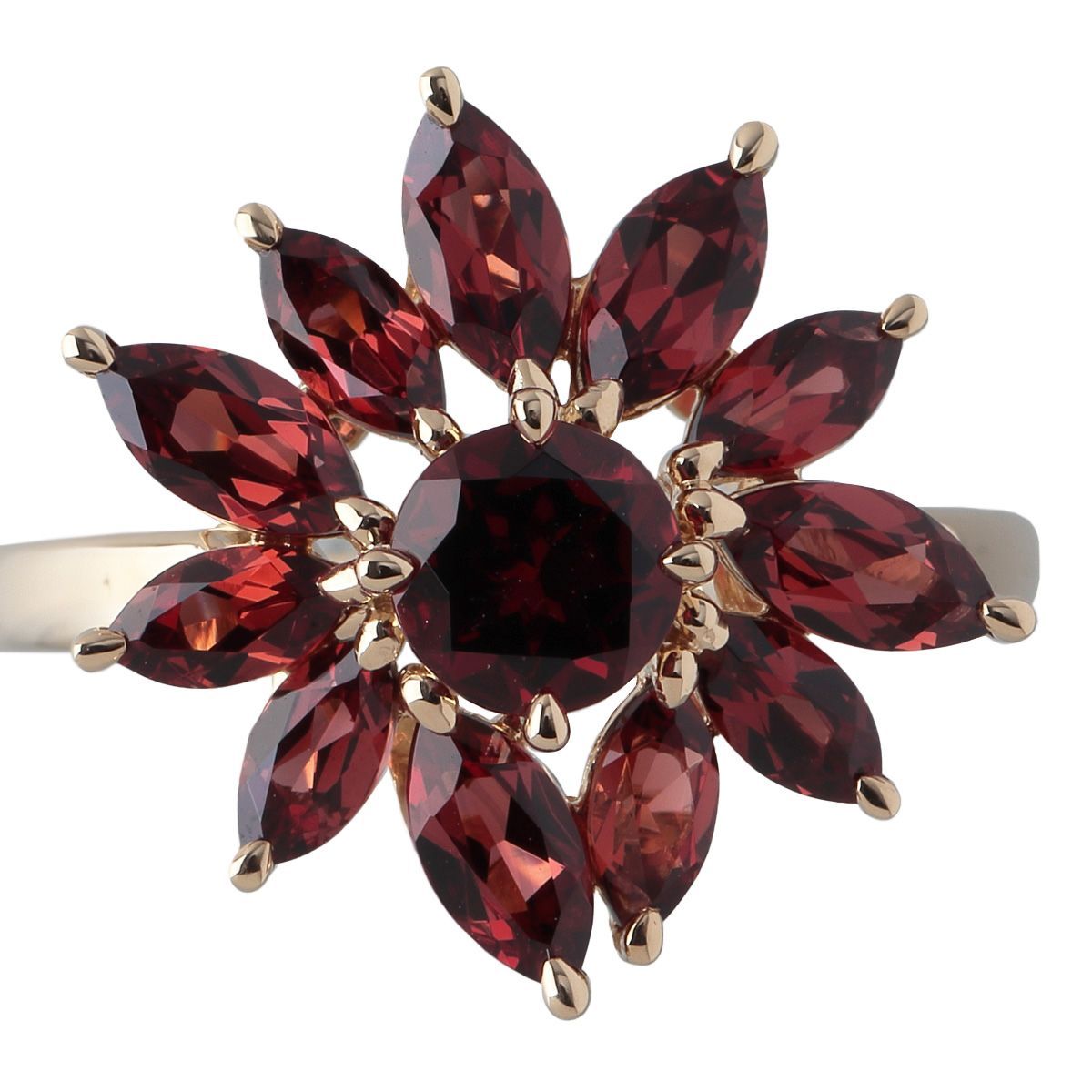 タサキ ガーネット リング 13号弱 750 YG 仕上げ済 TASAKI 田崎真珠 23925