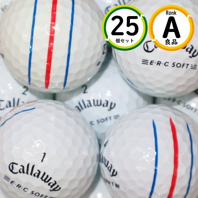 Aランク 25個 Callaway ERC SOFT 良品 キャロウェイ 送料無料 E・R・C