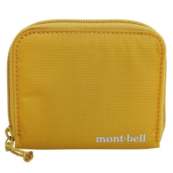 モンベル 財布 メンズ レディース 2つ折り 折財布 コンパクト ジップワレット 1133372 イエロー YL