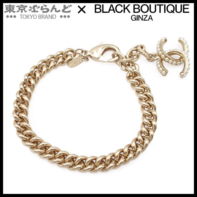 CHANEL ブレスレット　ゴールド シャネル CHANEL ターンロック チェーン ブレスレット ゴールド WS3962