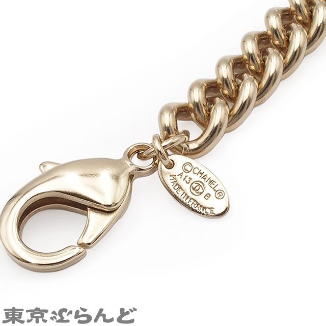 CHANEL ブレスレット　ゴールド シャネル CHANEL ターンロック チェーン ブレスレット ゴールド WS3962