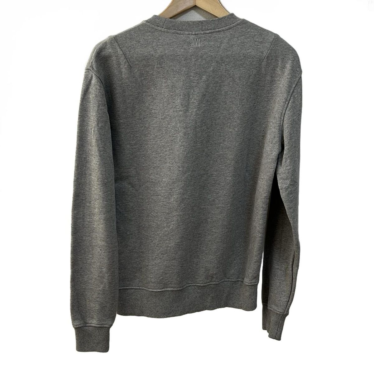 AMIalexandremattiussi アミアレクサンドルマテュッシ トレーナー サイズS レディース - グレー×白×マルチ 長袖