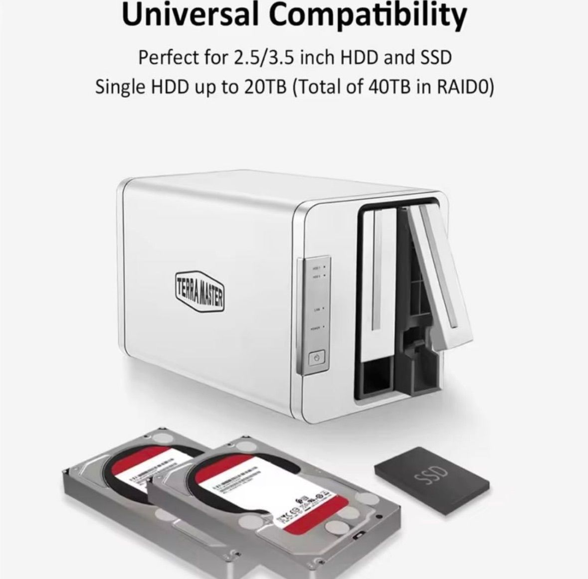 Terramaster F2-210ベイナスメディアサーバーパーソナル - メルカリ