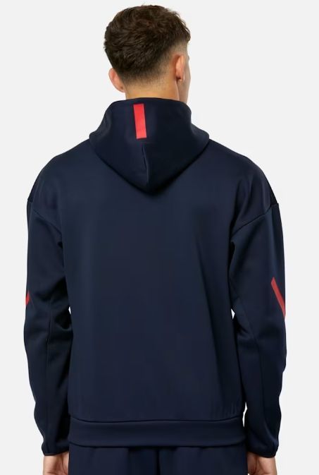 アディダス ラグビー マンスター トラベル フルジップ パーカー 紺 ネイビー モデル 日本未発売