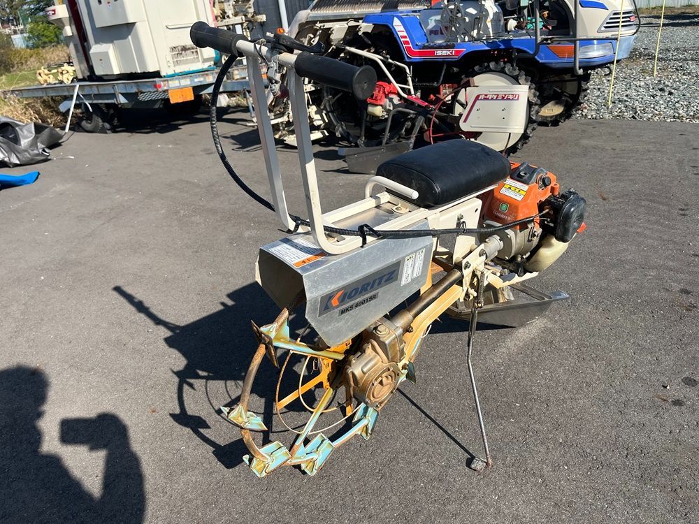 岩手発 動作良好 KIORITZ 共立 乗用溝切機 溝切り機 管理機 農機具 即使用可