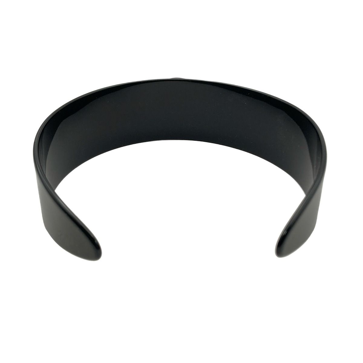 GIORGIOARMANI ジョルジオアルマーニ カチューシャ - 黒 ラインストーン