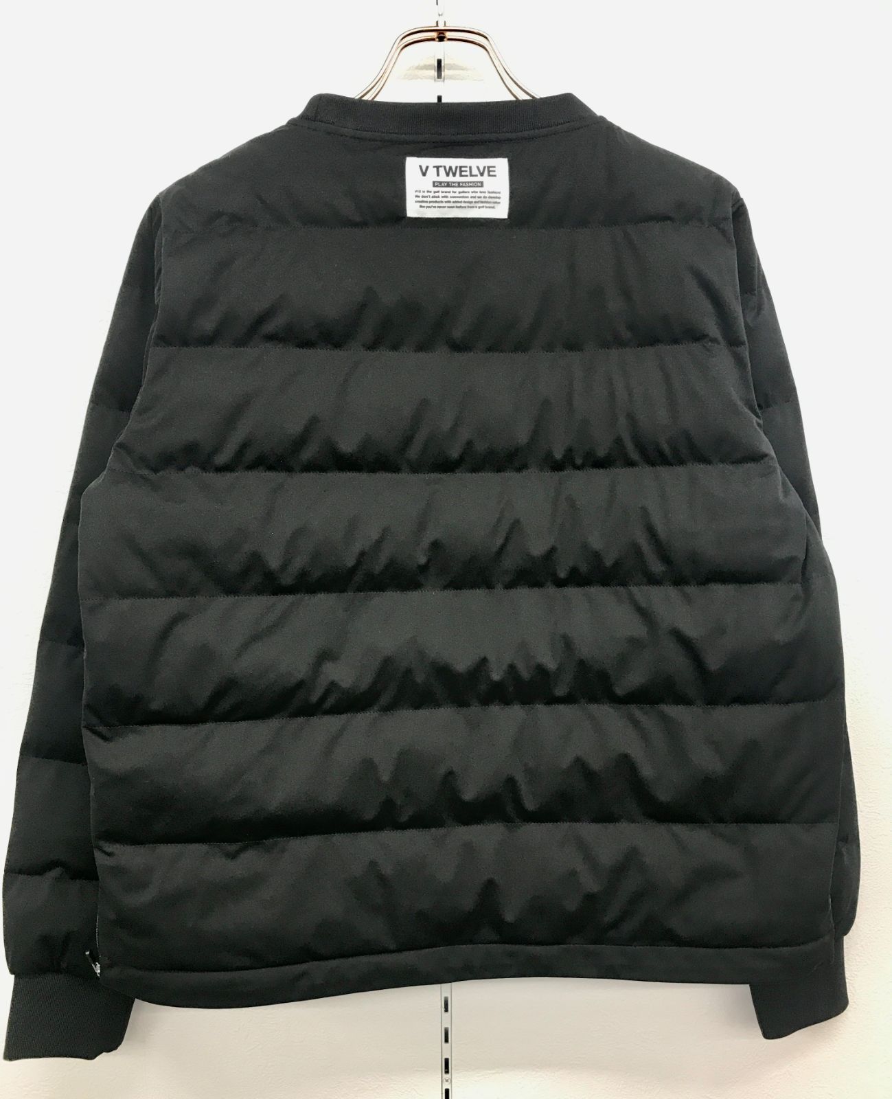 V 12 中綿ジャケット レディース ブラック