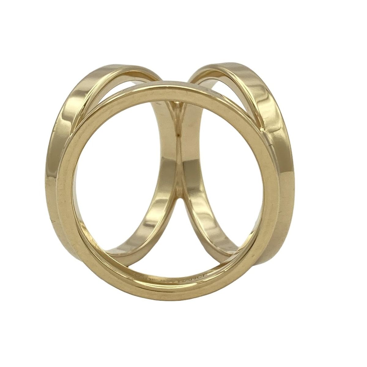 HERMES エルメス スカーフリング - ゴールド