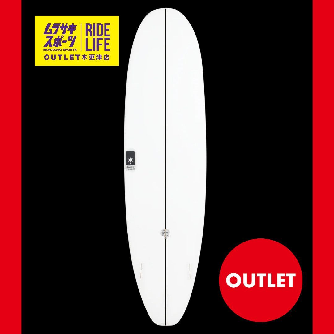 ムラスポOUTLET サーフボード MAGIC CARPET マジックカーペット GENIE ジーニー 6’8 ミッドレングス ムラサキスポーツ OUTLET アウトレット