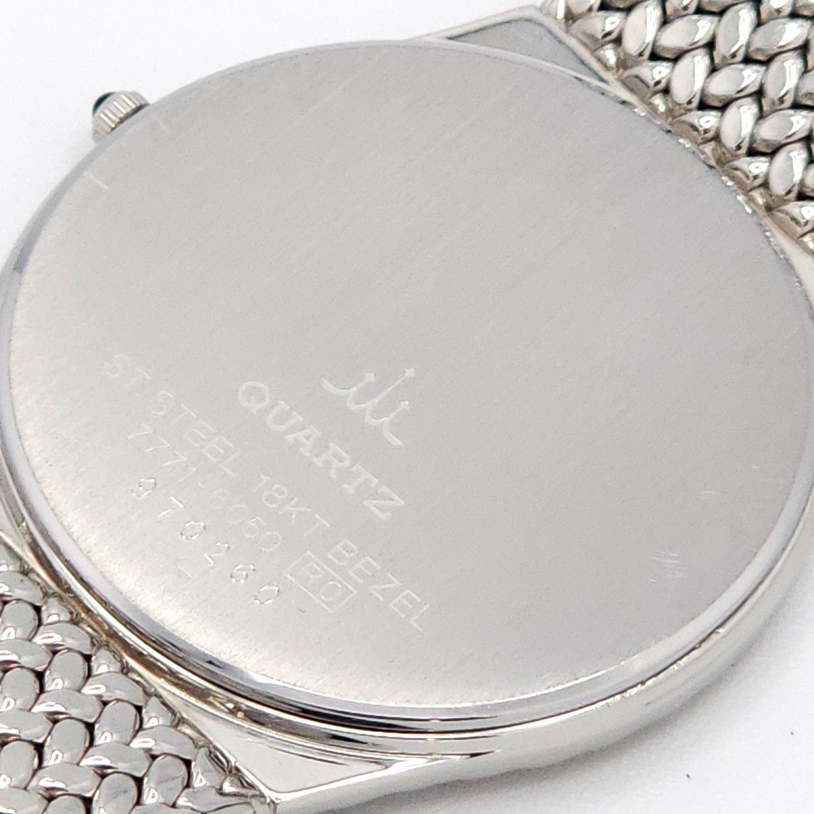 ☆美品 SEIKO セイコー クレドール 7771-6050 QZ 動作品 18KTベゼル