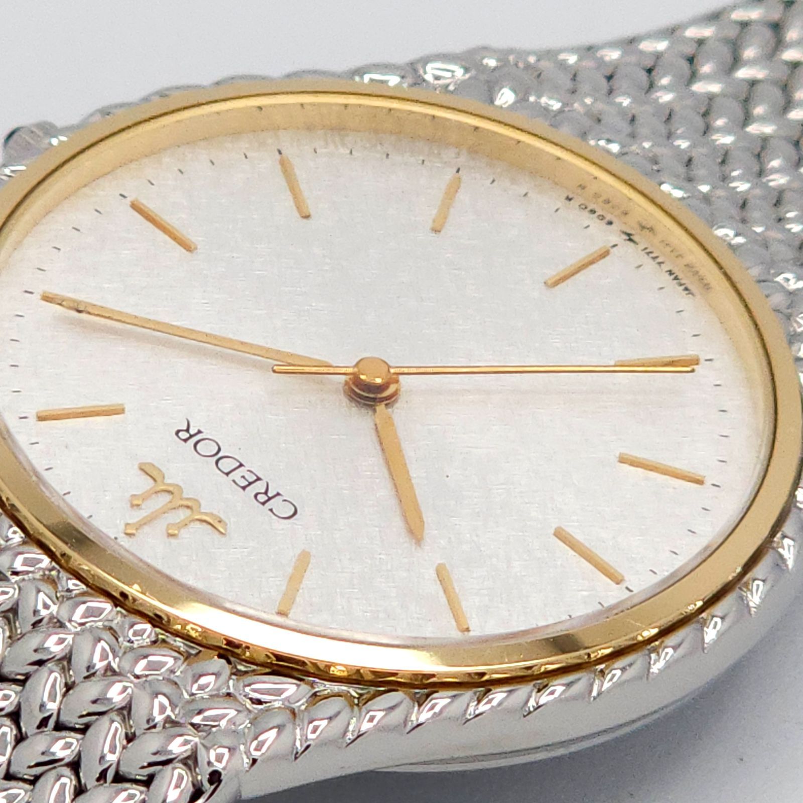 SEIKO クレドール 7771-6050 K18ペゼル メンズ 稼働品 SEIKO クレドール 7771-6050 K18ペゼル メンズ 稼働品