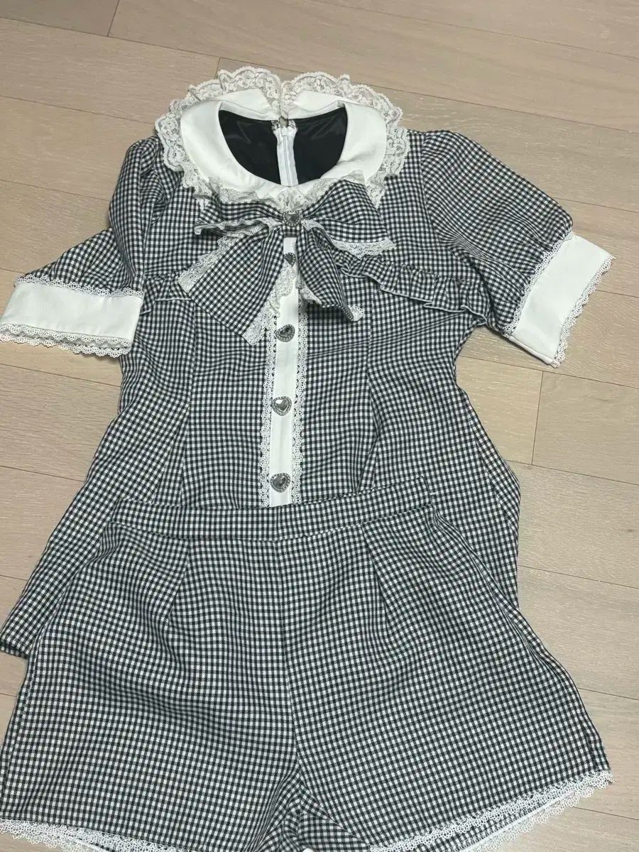 ディアマイラブ チェック柄 セットアップ LL