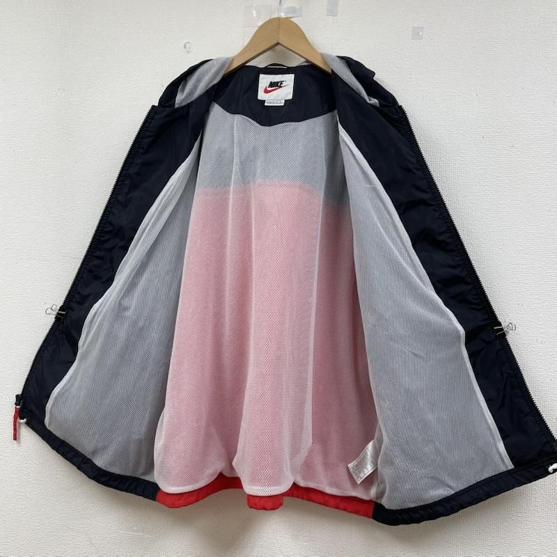 ナイキ 90s 白タグ ナイロン ジャケット 裏 メッシュ フルジップアップ