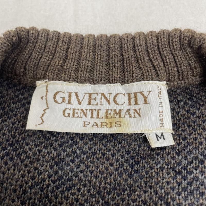 希少 GIVENCHY GENTLEMAN 上質 ストライプ デザイン ニット 希少 GIVENCHY GENTLEMAN 上質 ストライプ デザイン ニット 希少