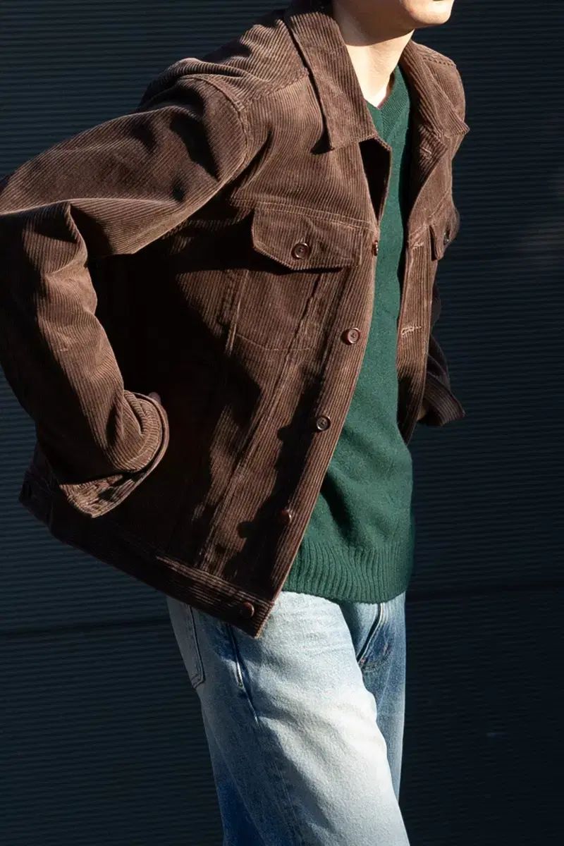 FIRST FLOOR コーデュロイ トラッカー