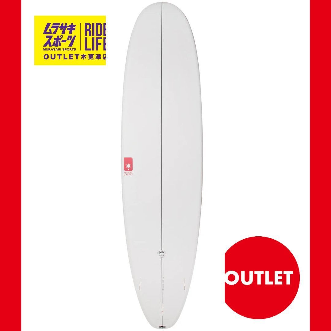 MAGIC CARPET ショートボード ホワイト ムラスポOUTLET公式】サーフボード 新品 未使用 MAGIC CARPET マジック