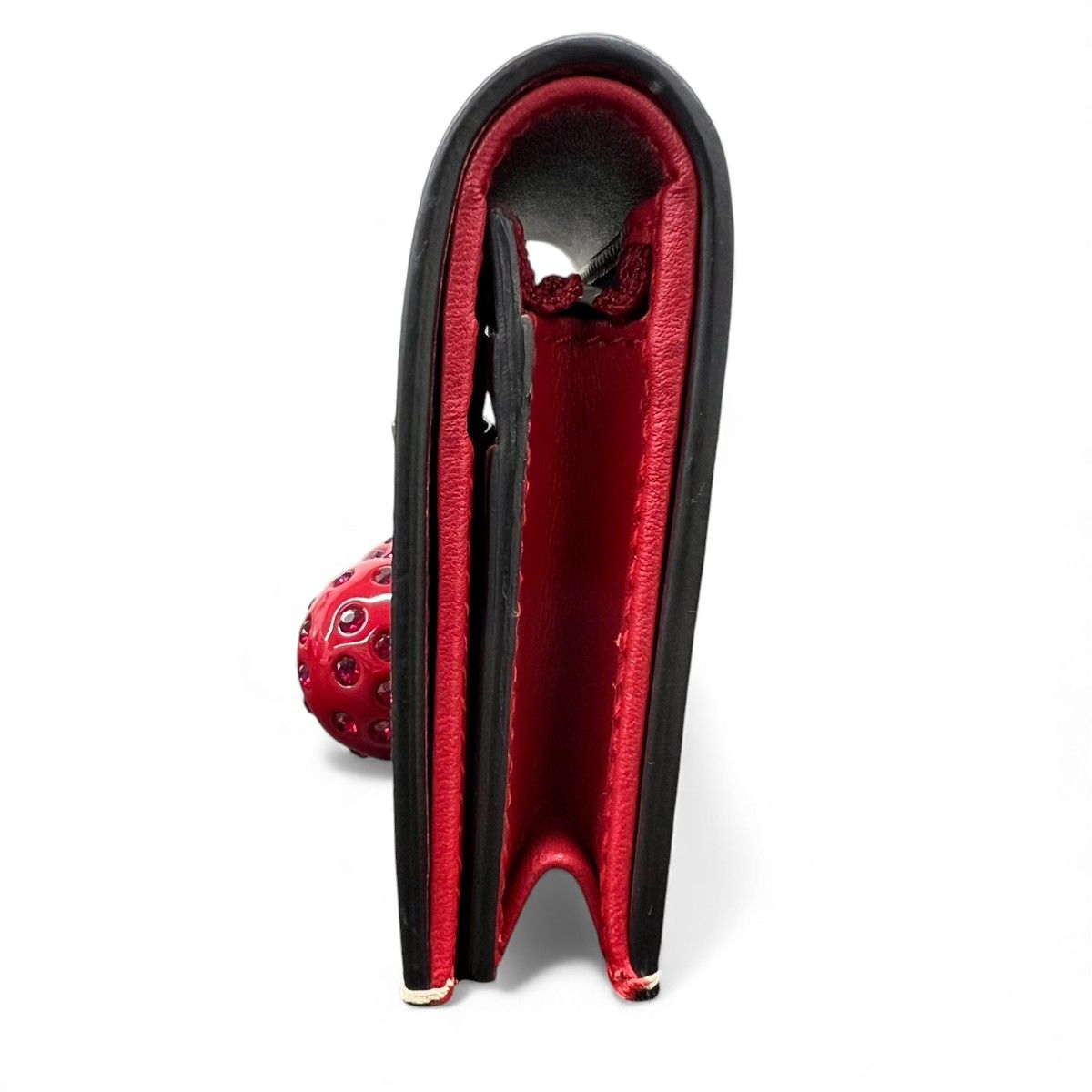 未使用✨GUCCI グッチシマ　チェリーラインストーン　コンパクトウォレット　赤 楽天市場】【新品】グッチ GUCCI チェリー グッチシマ コンパクト 二