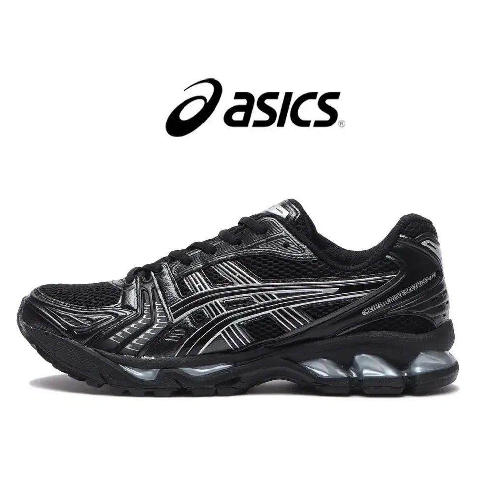 アシックス ゲルカヤノ14 ブラック ピュアシルバー スニーカー 1201A019 006