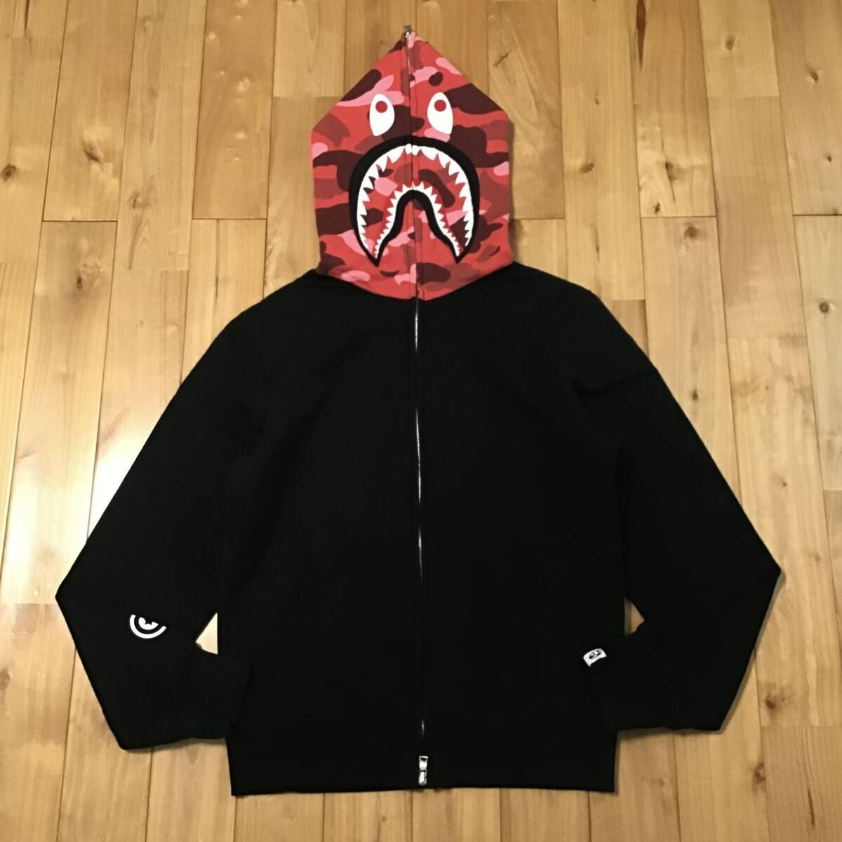 NFS Pharrell camo シャーク パーカー レディース TALLサイズ shark full zip hoodie a bathing ape BAPE エイプ ベイプ NIGO