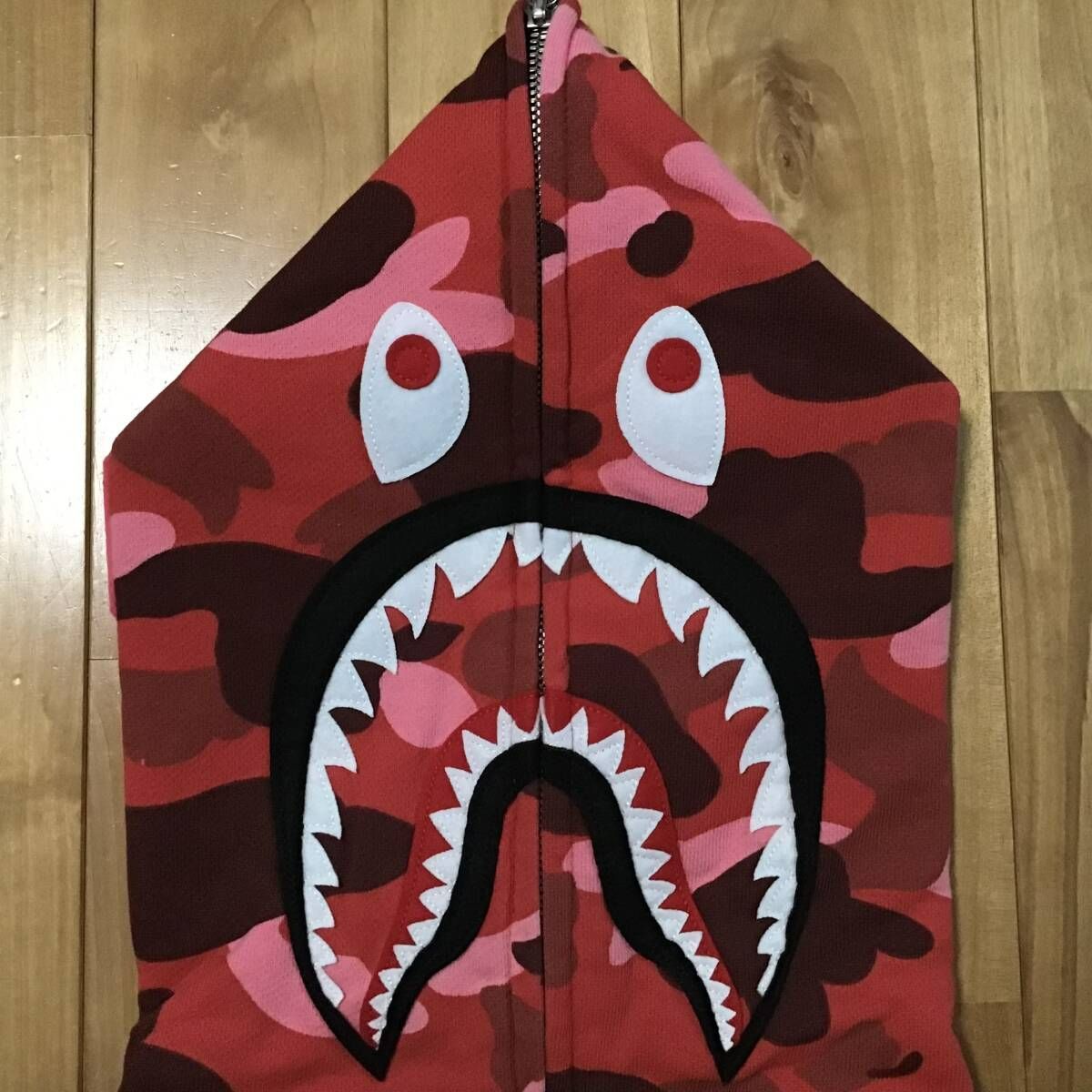  NFS Pharrell camo シャーク パーカー レディース TALLサイズ shark full zip hoodie a bathing ape BAPE エイプ ベイプ NIGO パーカー トップス