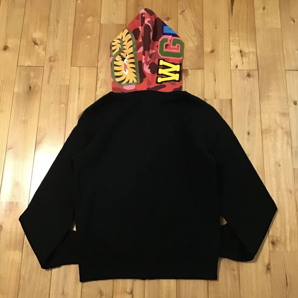 NFS Pharrell camo シャーク パーカー レディース TALLサイズ shark full zip hoodie a bathing ape BAPE エイプ ベイプ NIGO