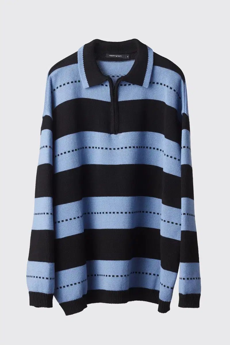 Hatchingroom ラグビー ストライプ ニット