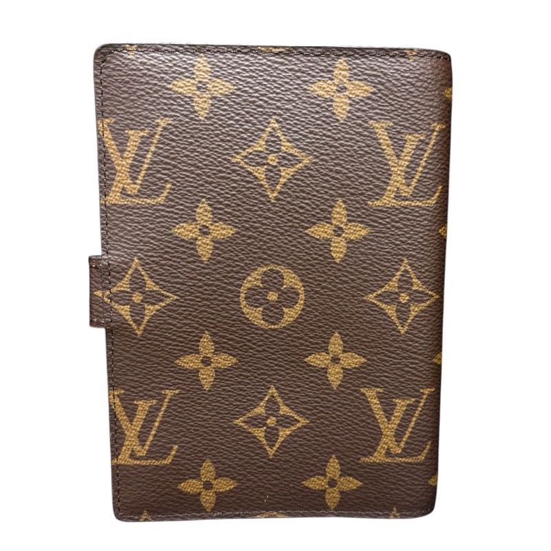 ルイ ヴィトン LOUIS VUITTON アジェンダPM ブラウン モノグラム ユニセックス 手帳カバー