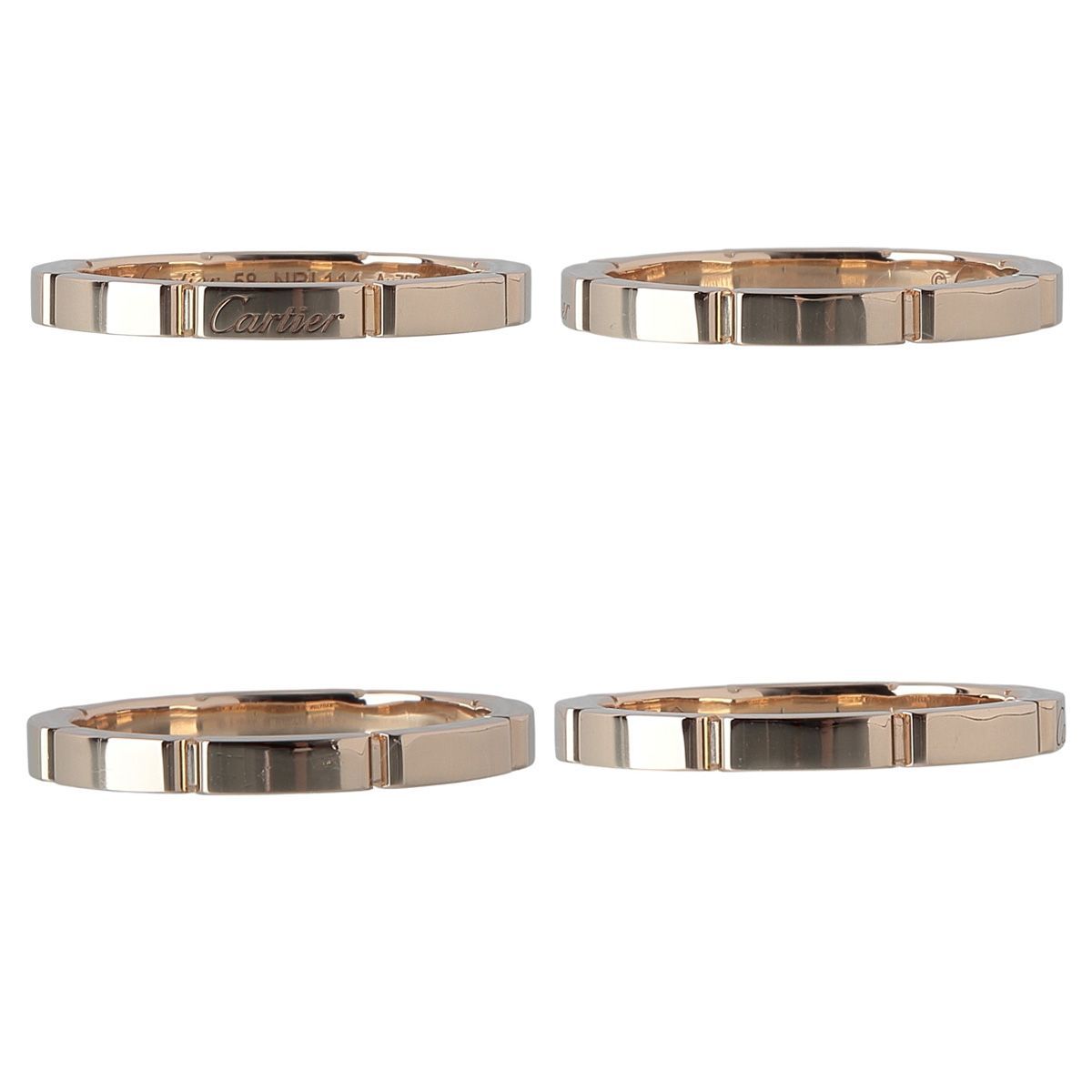 カルティエ マイヨン パンテール リング 58 Au 750 YG 仕上げ済 Cartier 23889