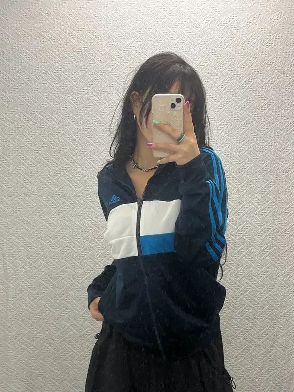 アディダス スポーティー あのちゃん風 三角ロゴ バイ ジャージ ジップアップ 95 C06551