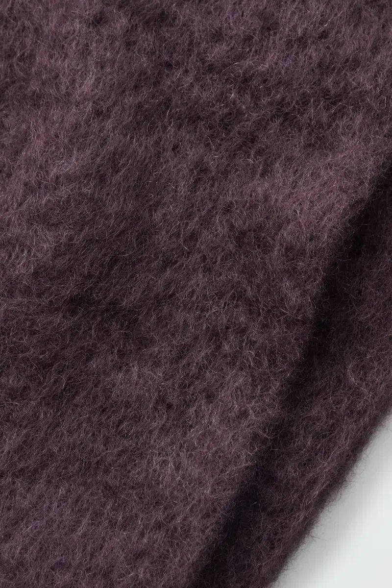 〈cos〉 フリンジブラッシュドモヘアマフラー FRINGED BRUSHED-MOHAIR SCARF フリンジブラッシュドモヘアマフラー