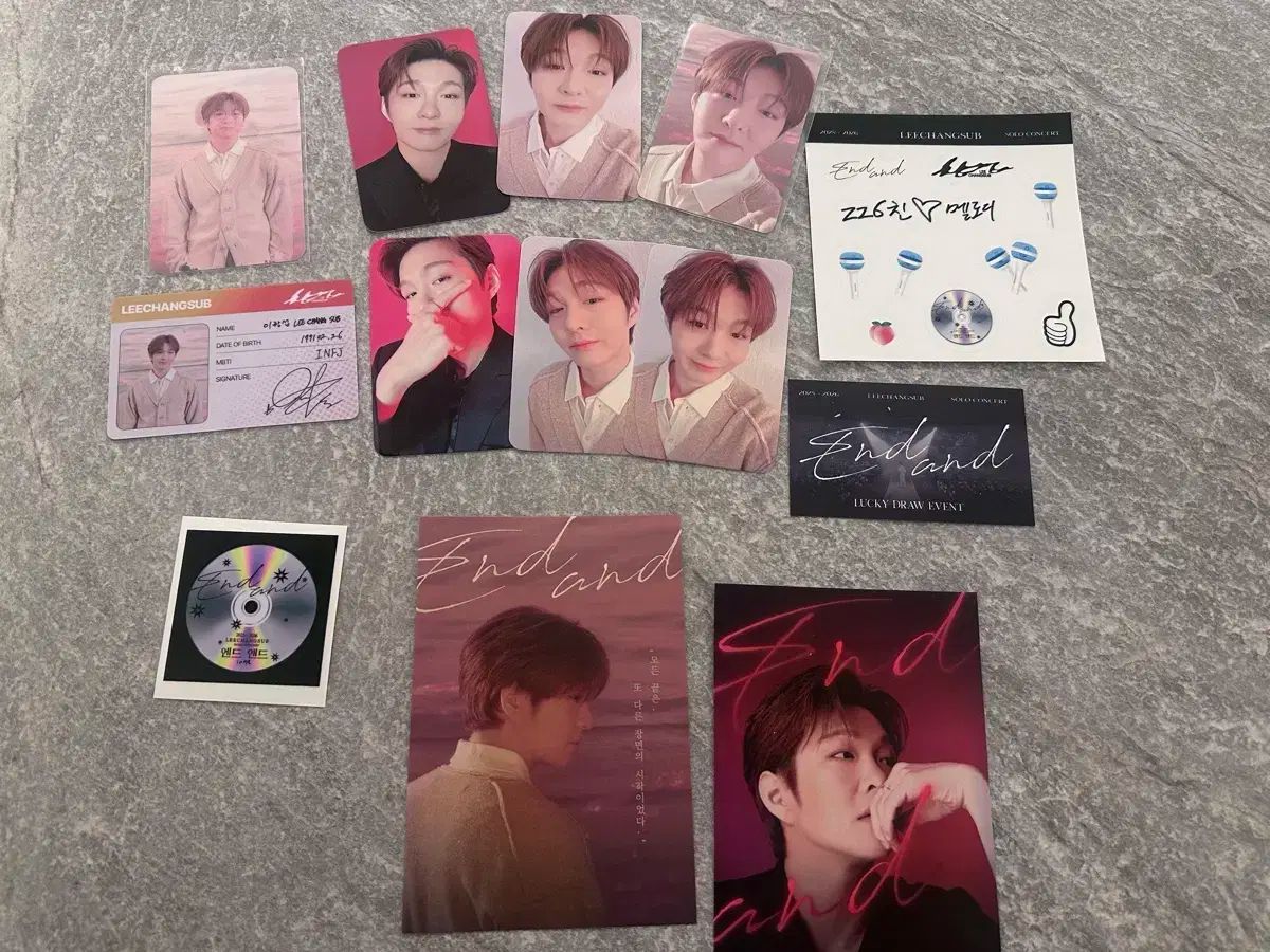 イ チャンソプ ソウルコンサート EndAnd ファーストコンサート ファーストコン ファンクラブ キット KIT 入場 トレカ 入場 特典