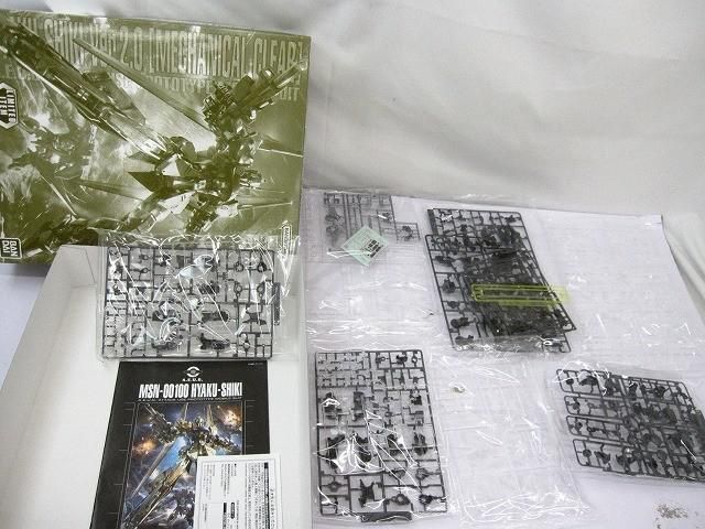 未組立 プラモデル 機動戦士ガンダム MG 1 100 百式 Ver 2 0 メカニカルクリア