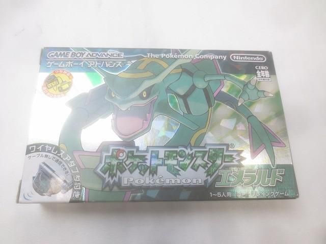 品 ゲーム ゲームボーイアドバンス ソフト ポケットモンスター エメラルド き
