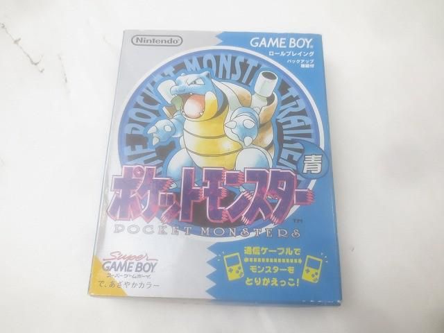 品 ゲーム ゲームボーイ ソフト ポケットモンスター 青 き