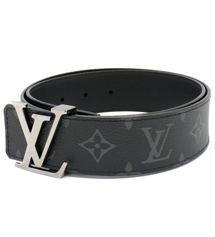 ルイヴィトン LOUIS VUITTON M9043 LV イニシャル リバーシブル レザー ベルト h6154