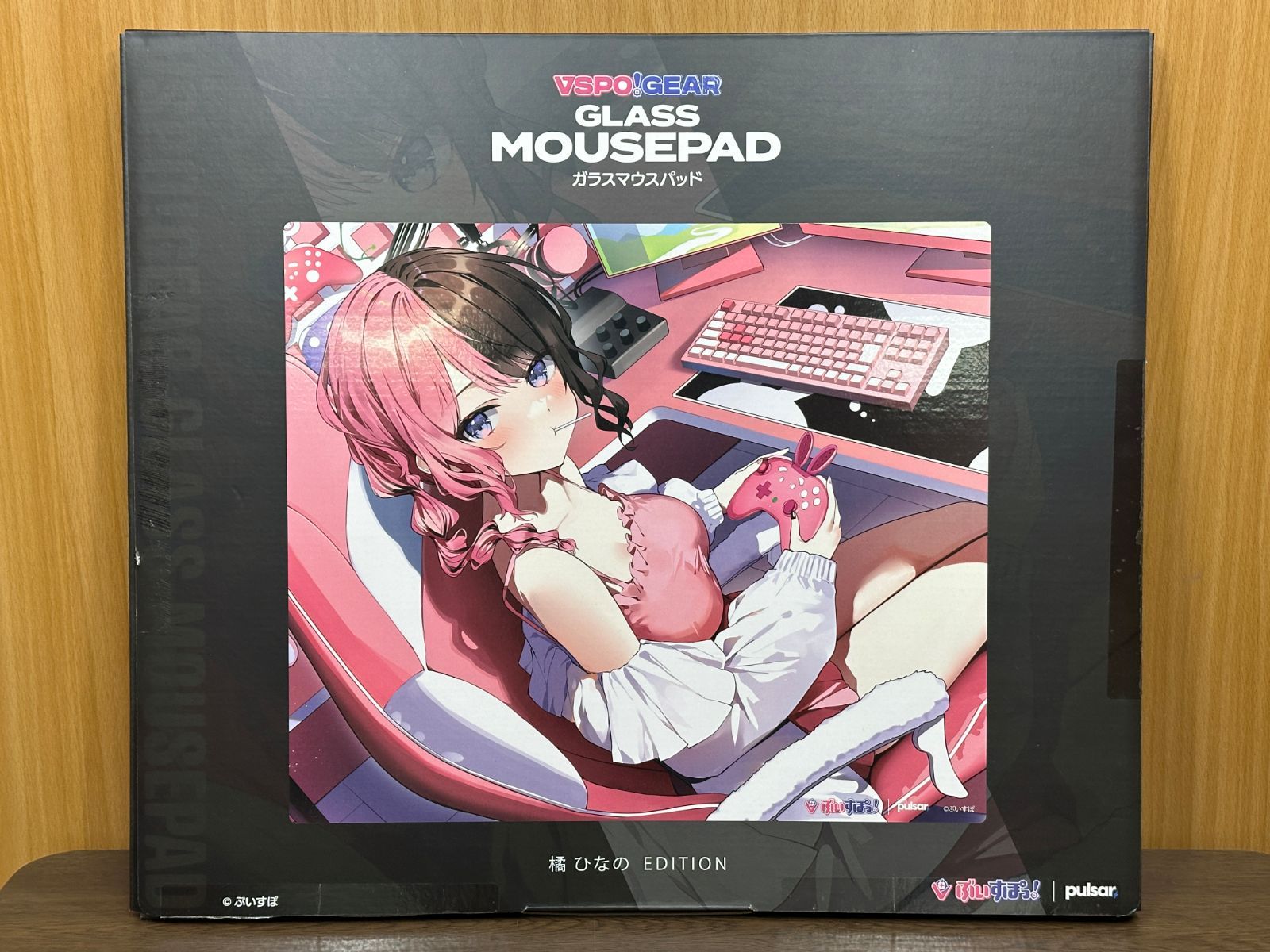 ぶいすぽっ VSPO! GEAR ガラスマウスパッド 橘ひなの EDITION