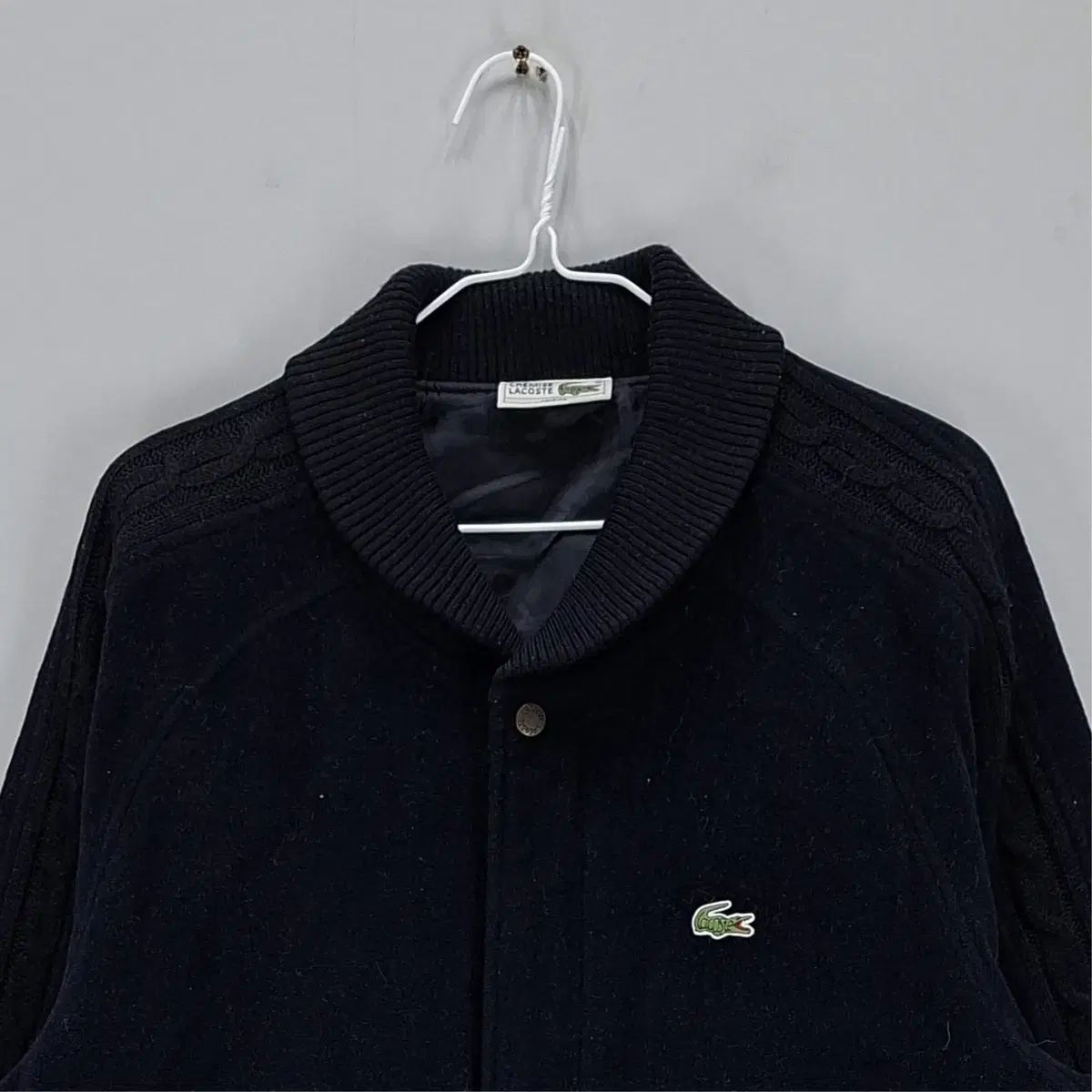 ラコステ メンズ100 ブルゾン ウール アウター 秋 冬 ネイビー 64693