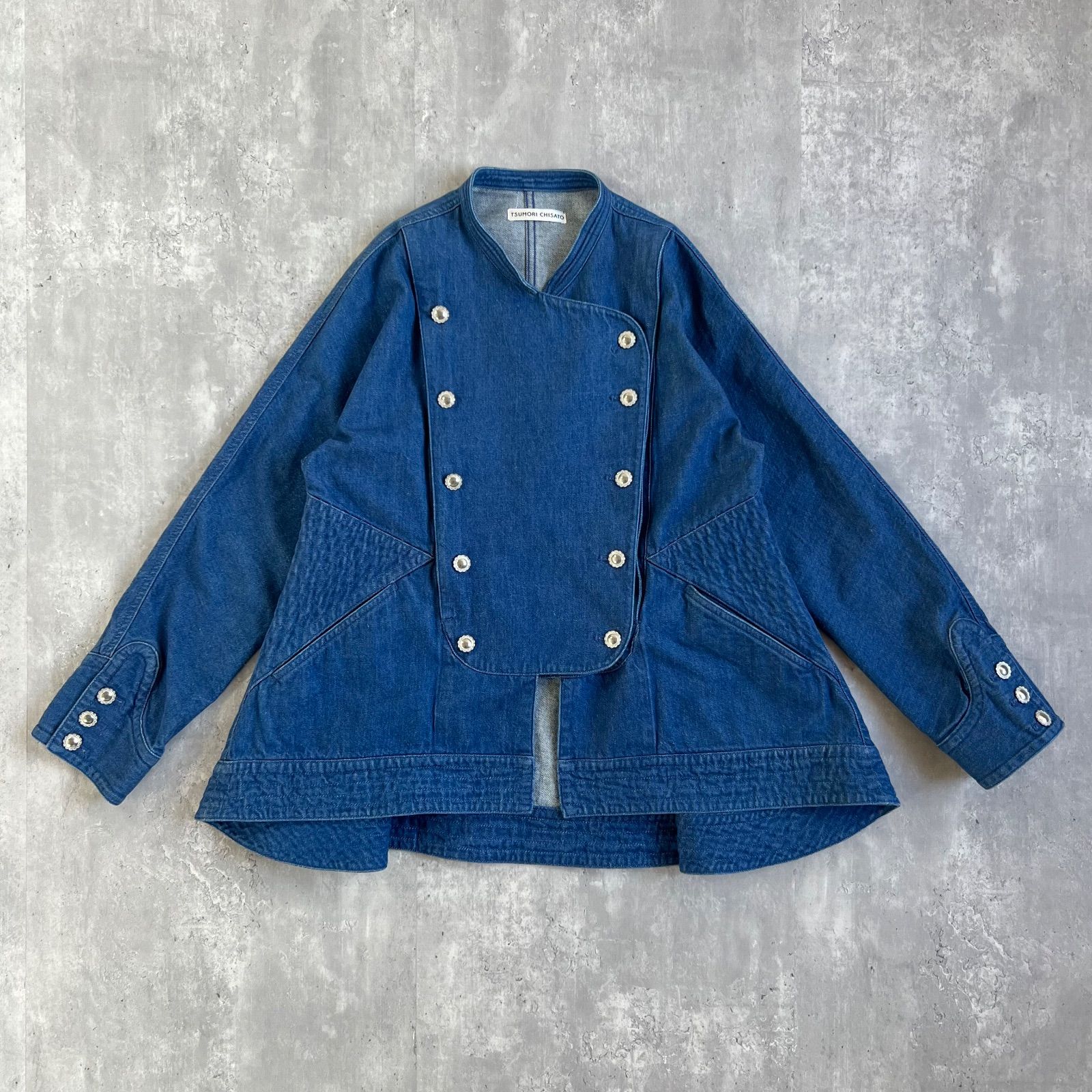 TSUMORI CHISATO ツモリチサト デザインデニムジャケット(Aライン