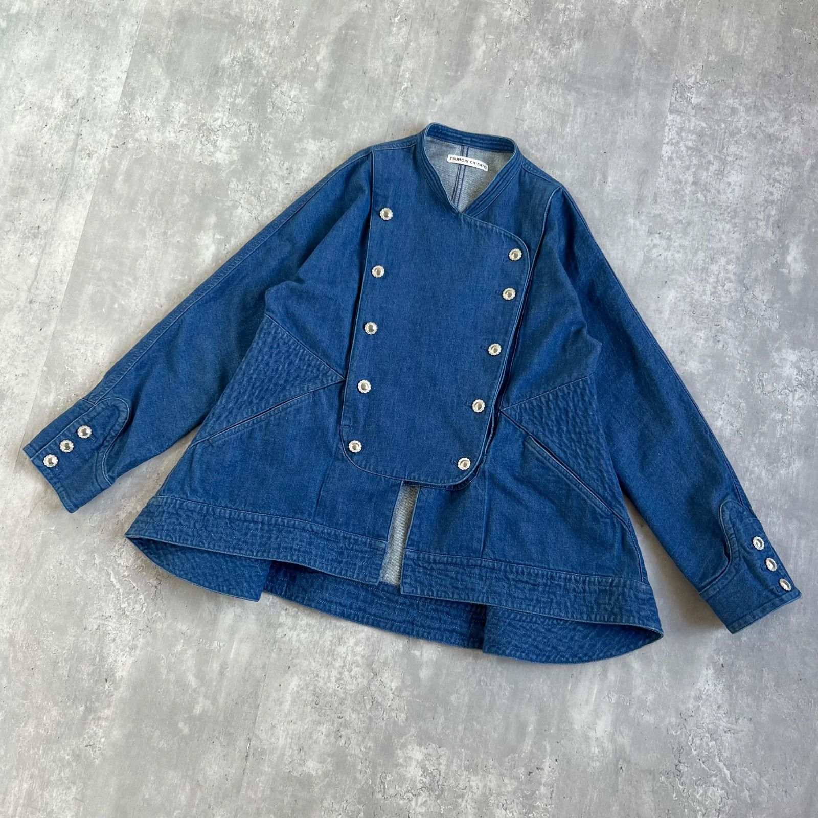 TSUMORI CHISATO ツモリチサト デザインデニムジャケット(Aライン 