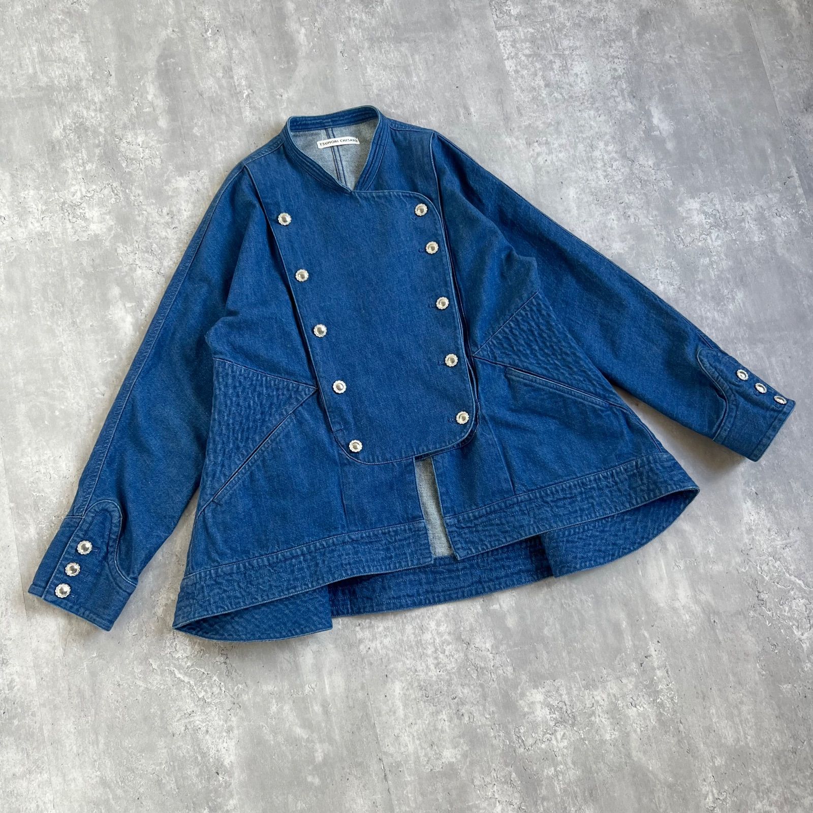 TSUMORI CHISATO ツモリチサト デザインデニムジャケット(Aライン