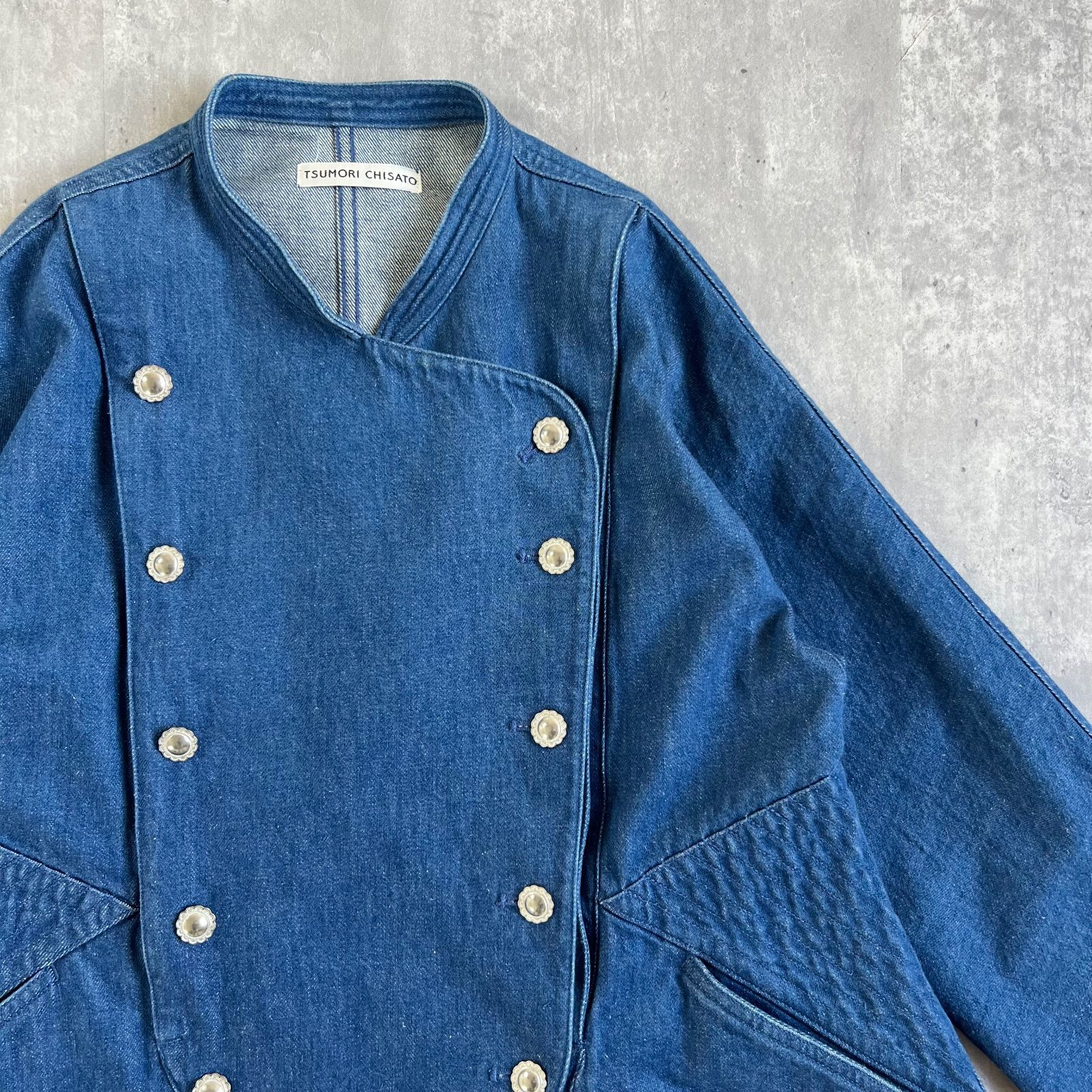 TSUMORI CHISATO ツモリチサト デザインデニムジャケット(Aライン