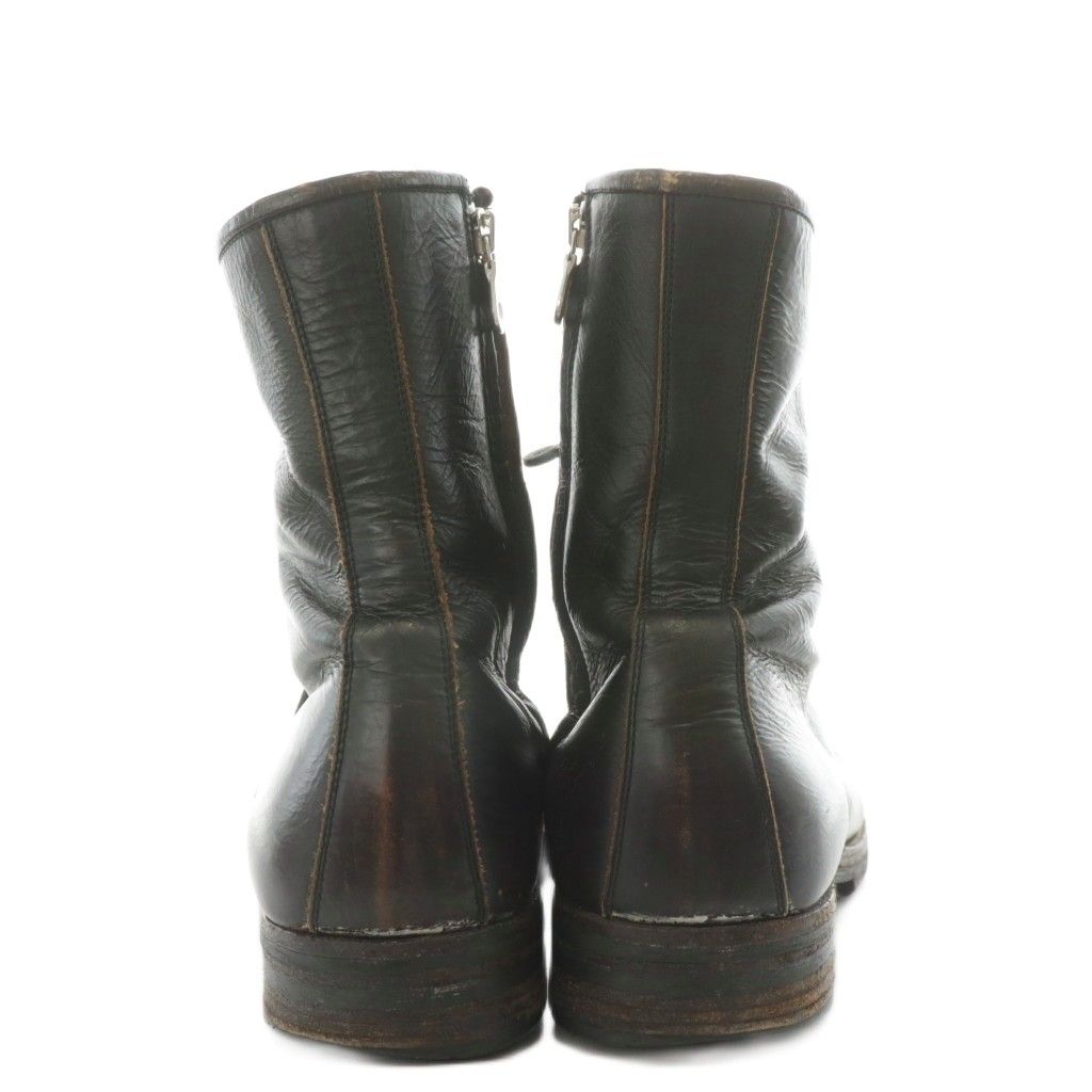 ミハラヤスヒロ MIHARA YASUHIRO ショートブーツ レースアップ レザー