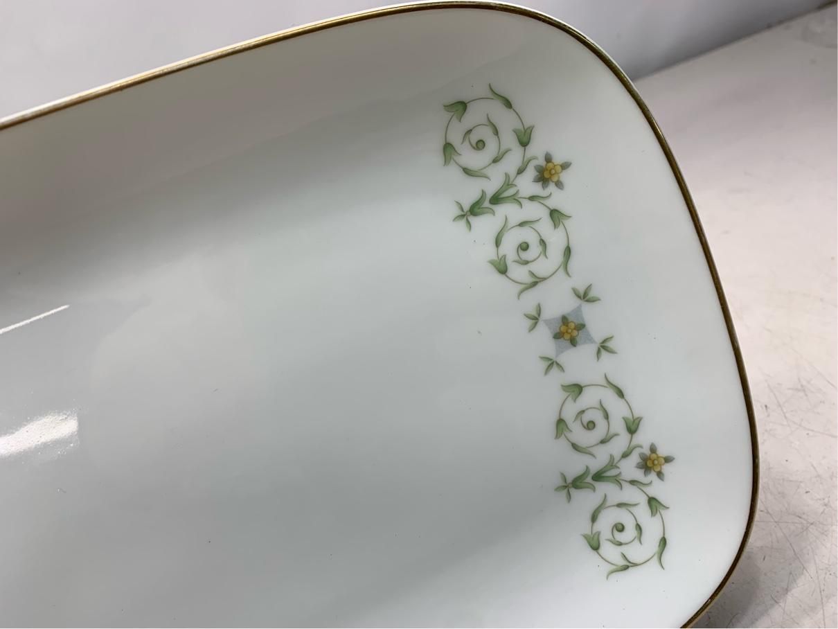 金彩 角皿 プレート ノリタケ グロリア 金縁 Noritake gloria A9417A06